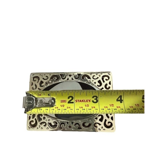 Things Remembered Trinket Jewelry Box Silver Tone 2x3.5 Grandma Engraved On top - Picture 6 of 8